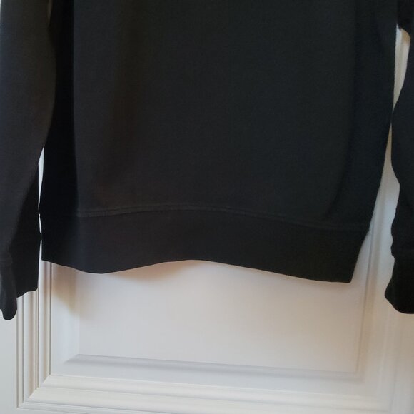 Van Heusen Mens 1/4 Zip Black Cotton Blend Sweater - Picture 4 of 10